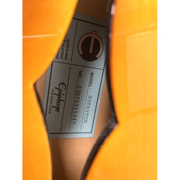 (BRUGT) Sheraton (Frequensator) Vintage Sunburst